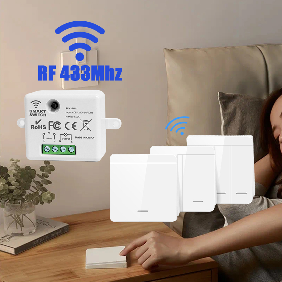 Smart Ir Remote Controller - RF 433Mhz Uzaktan Kumandalı Kablosuz Işık
