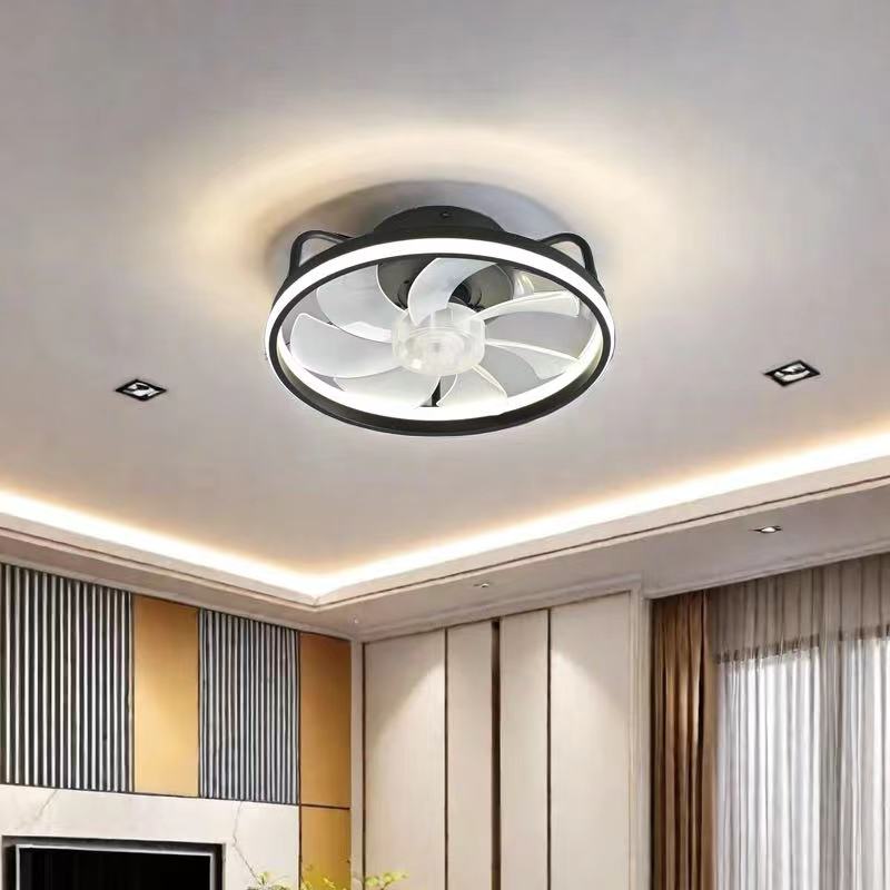 Smart Home Ventilation System - 55W Işıklı Tavan Vantilatörü, Uzaktan Kumandalı