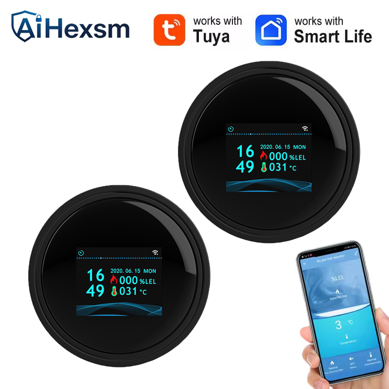 Wifi Thermostat - Tuya Wifi Sızıntı Sensörü, Sıcaklık Fonksiyonlu