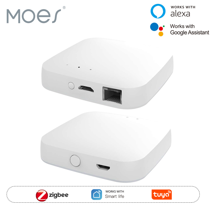 Smart Home Market - MOES Tuya ZigBee3.0 Akıllı Hub, Kablosuz/Kablolu