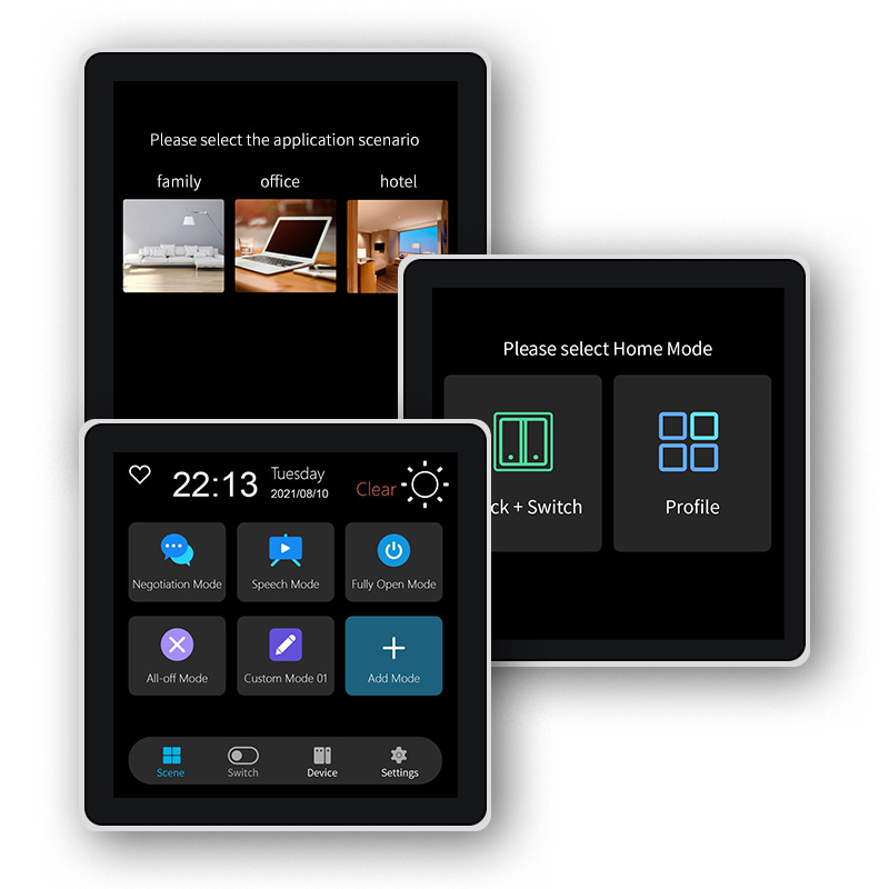 Smart Home Display - FUERS 4 Inç Dokunmatik Ekran Çok