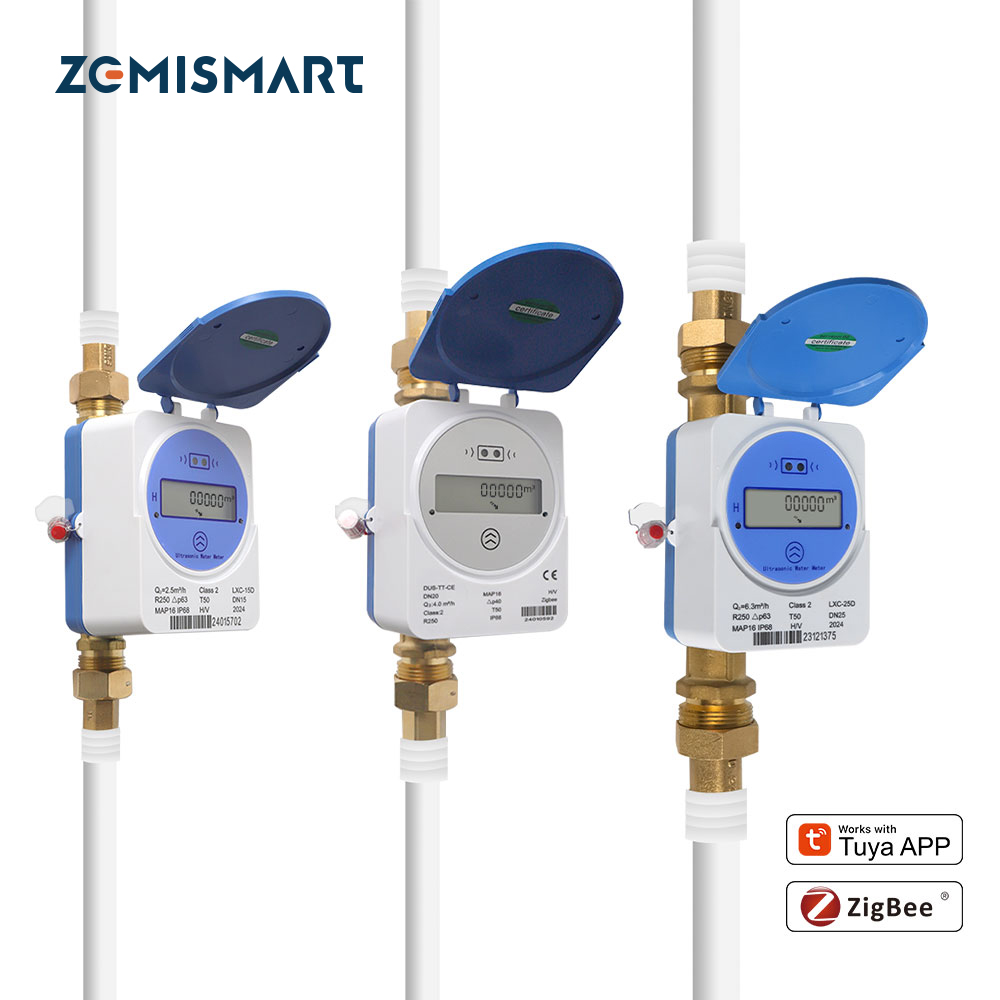 Smart Home Display - Zemismart Zigbee Akıllı Ultrasonik Su Sayacı