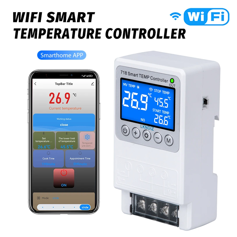 Sıcaklık akıllı WIFI denetleyi - Wifi Thermostat incelemesi ve fiyatı