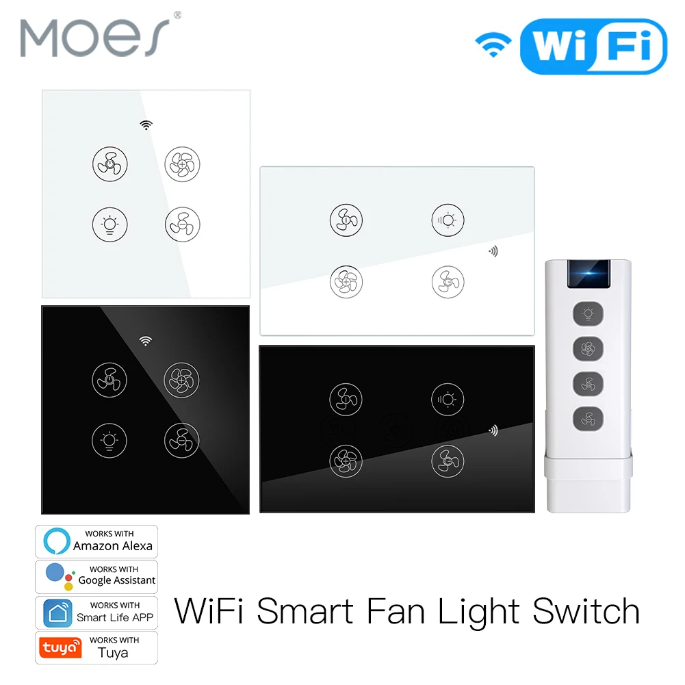 Yeni WiFi RF akıllı tavan fanı - Smart Home Ventilation System incelemesi ve fiyatı