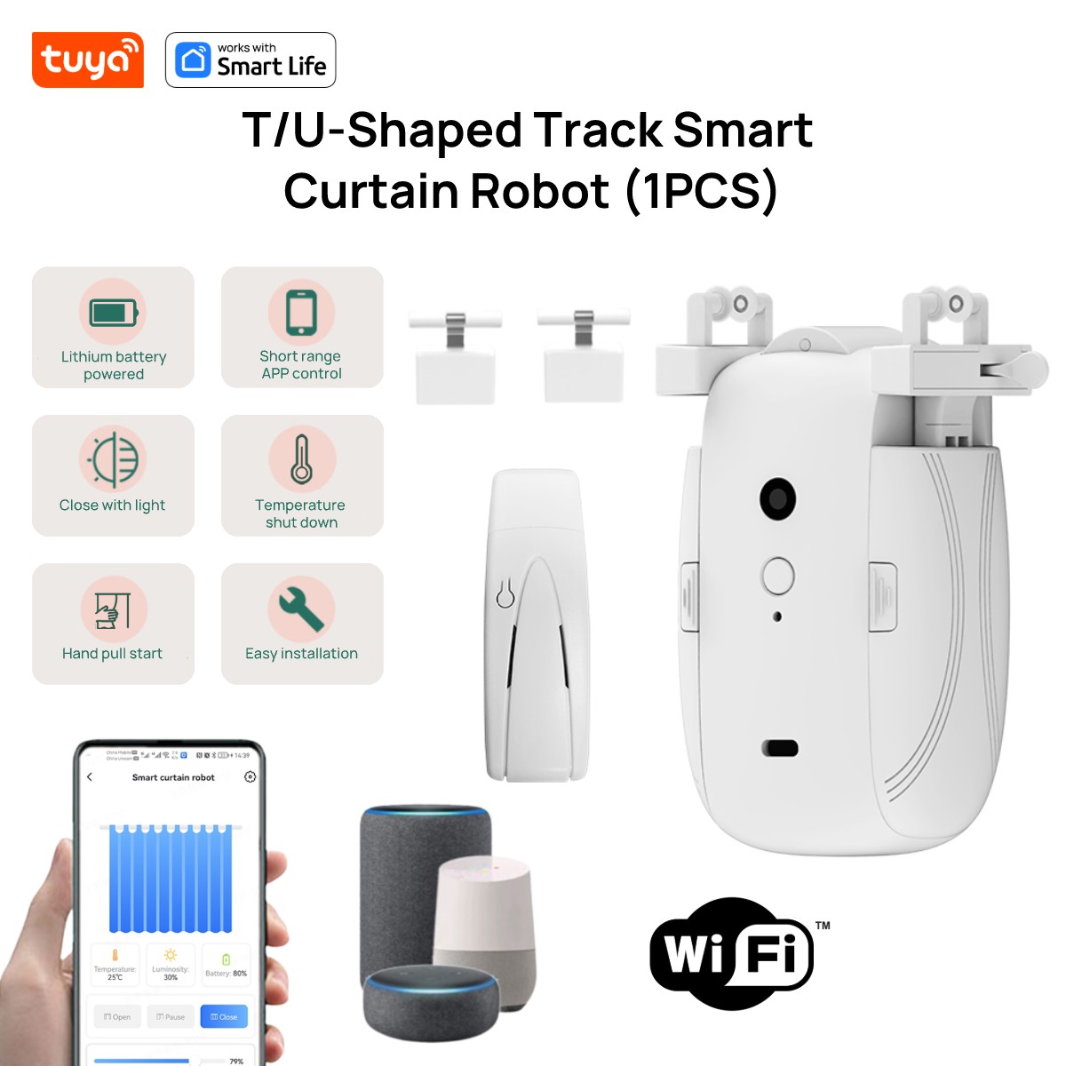 Tuya Akıllı WiFi Perde Robotu  - Smart Home Market incelemesi ve fiyatı