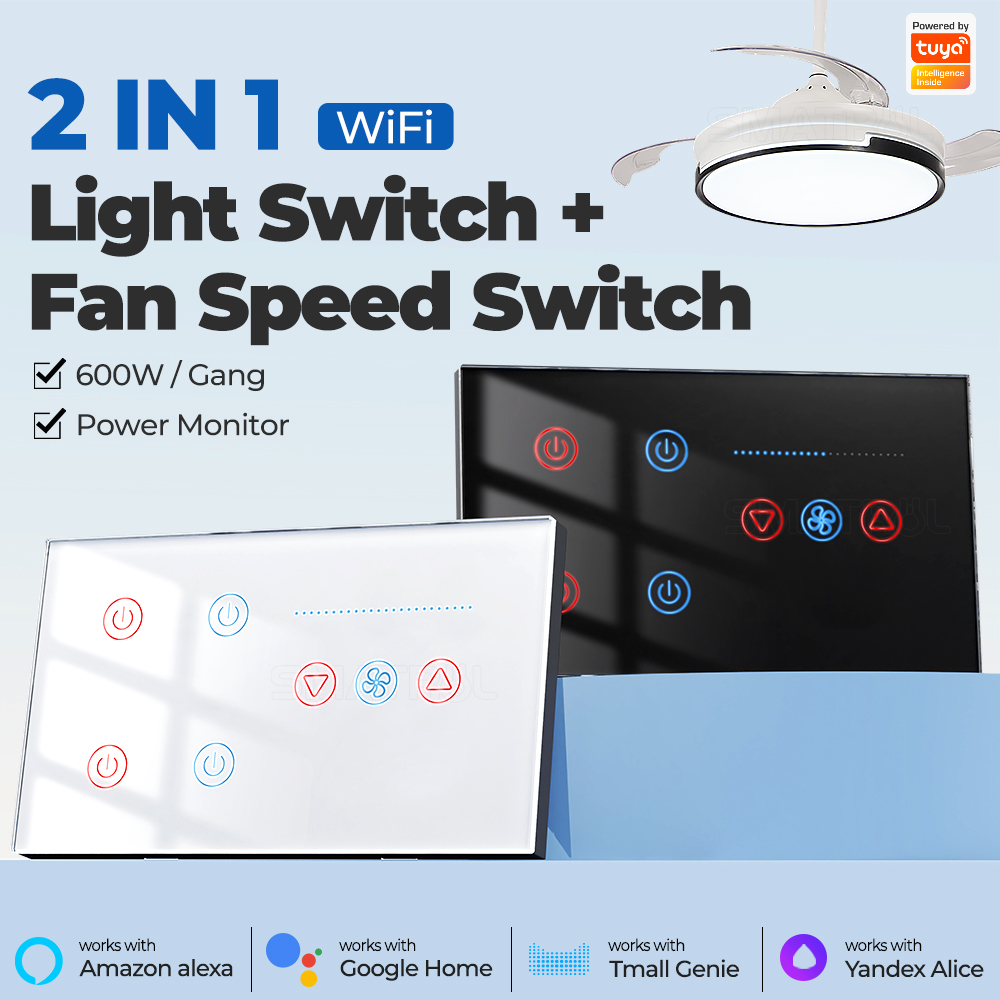 Zigbee WIFI Akıllı Duvar Anaht - Smart Home Ventilation System incelemesi ve fiyatı