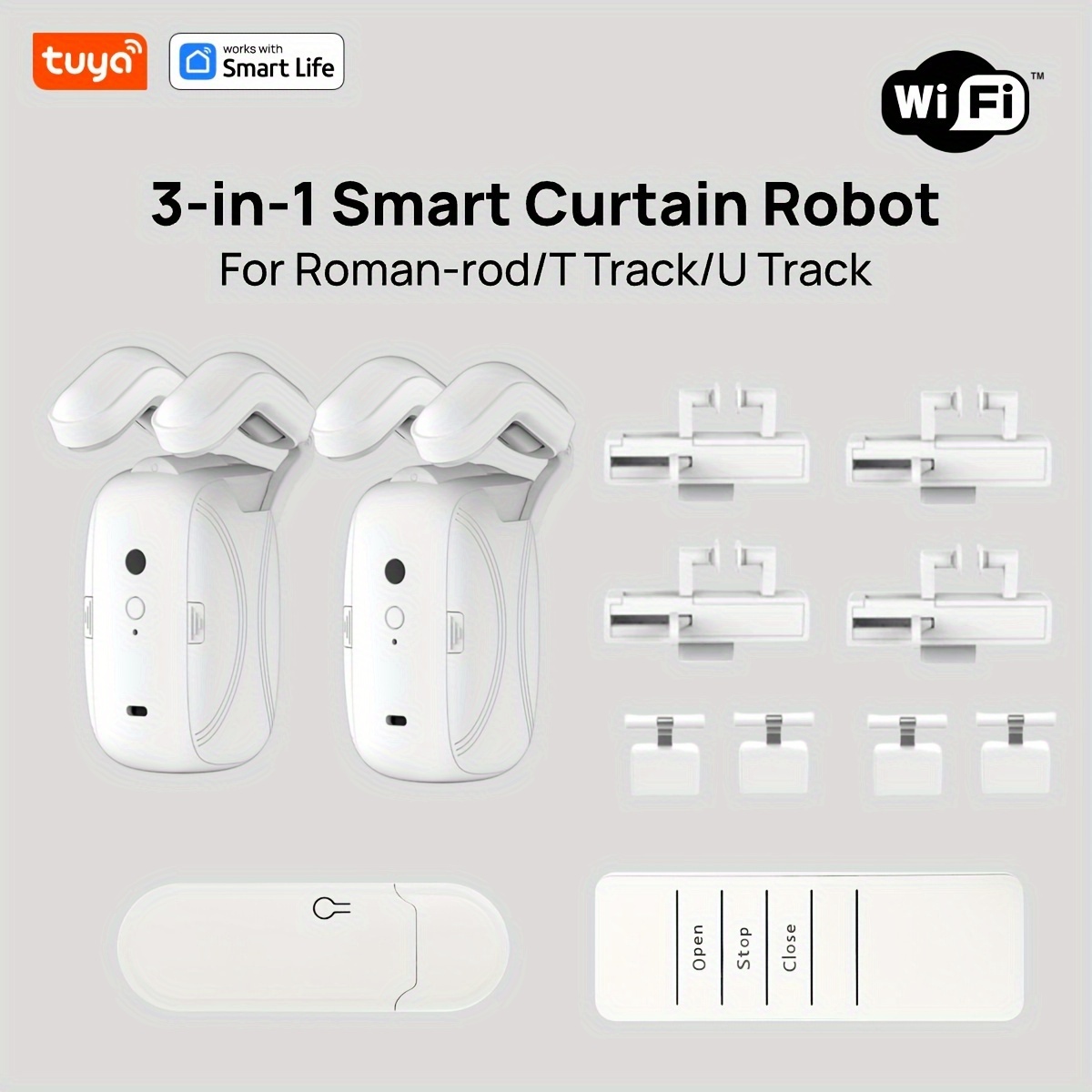 1/2 ADET Tuya Akıllı WiFi Perd - Smart Home Market incelemesi ve fiyatı