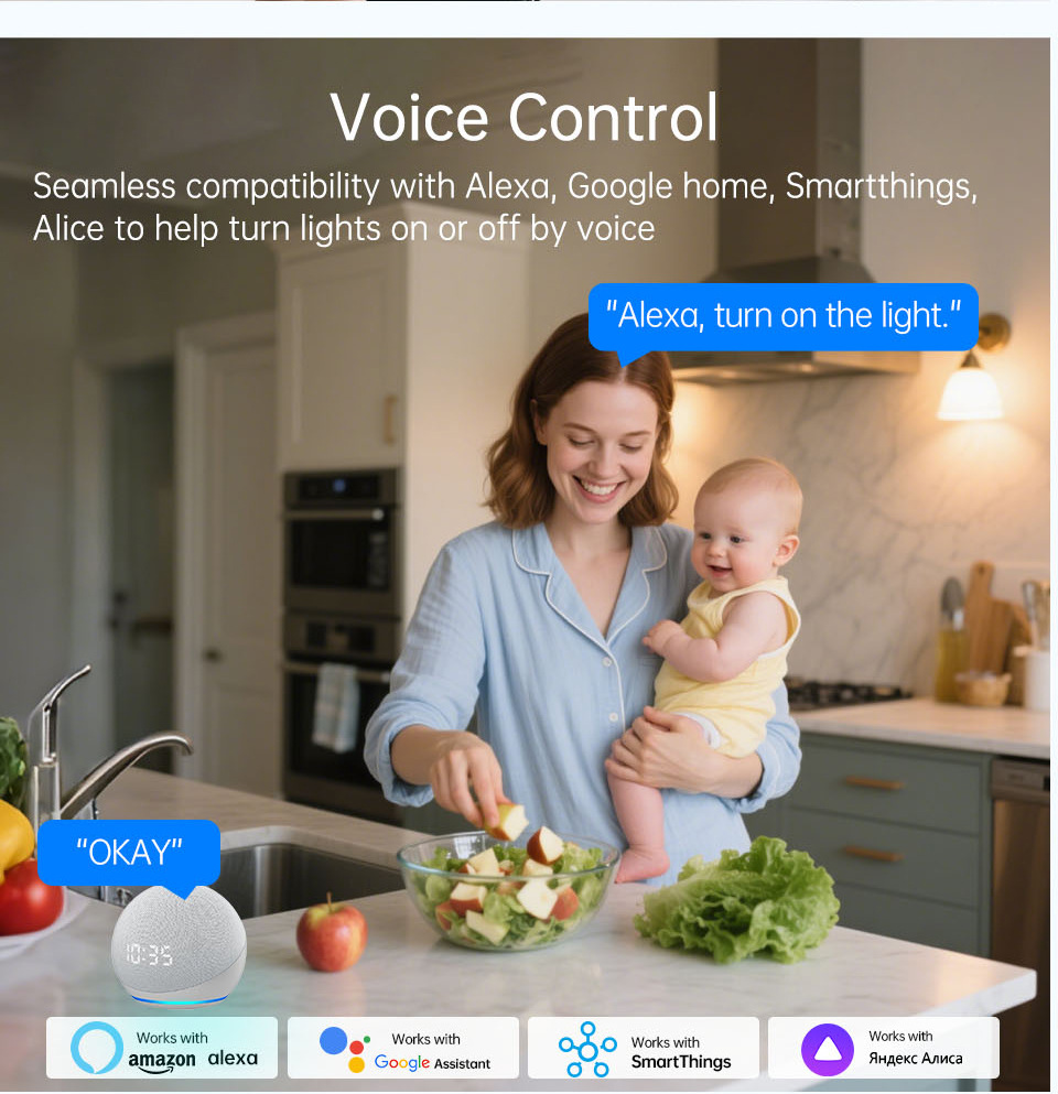 1 2 3 4 Gang WiFi RF 433mhz Do - Smart Light Switch incelemesi ve fiyatı