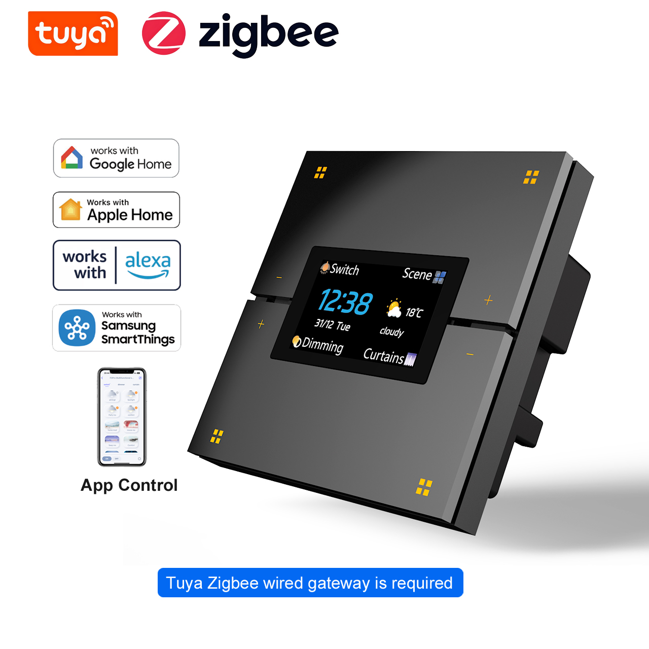 M9 Pro 8 Düğmeli İngiliz Tipi  - Smart Home Display incelemesi ve fiyatı