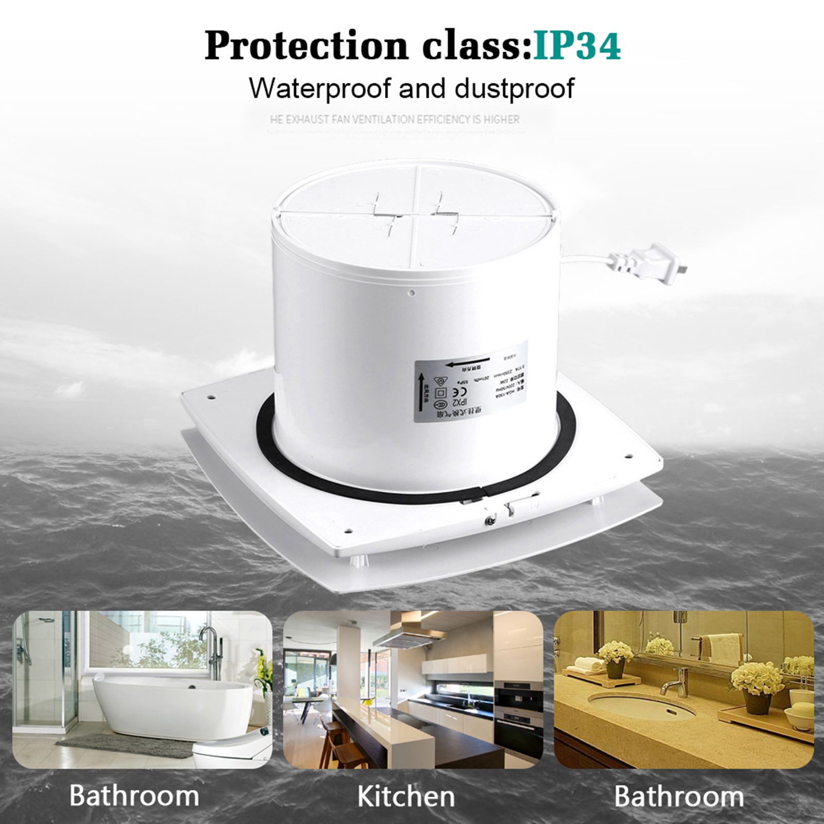 Mutfak havalandırma mutfak ban - Smart Home Ventilation System incelemesi ve fiyatı