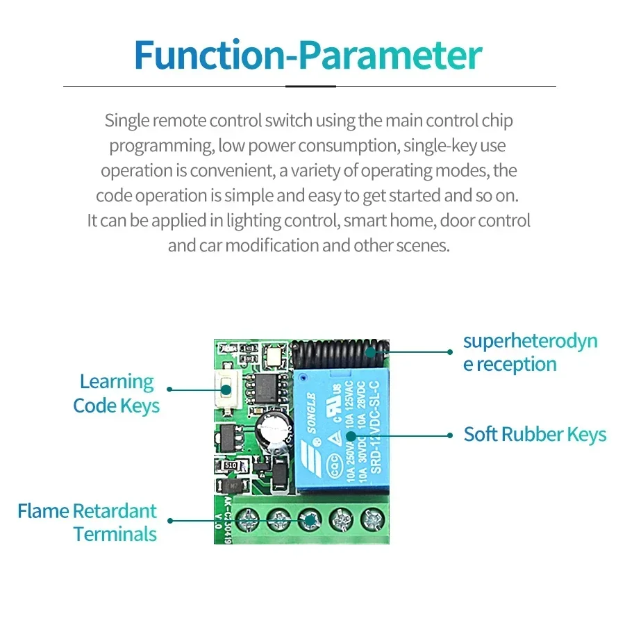 DC 12V Uzaktan Kumanda Akıllı  - Smart Light Switch incelemesi ve fiyatı