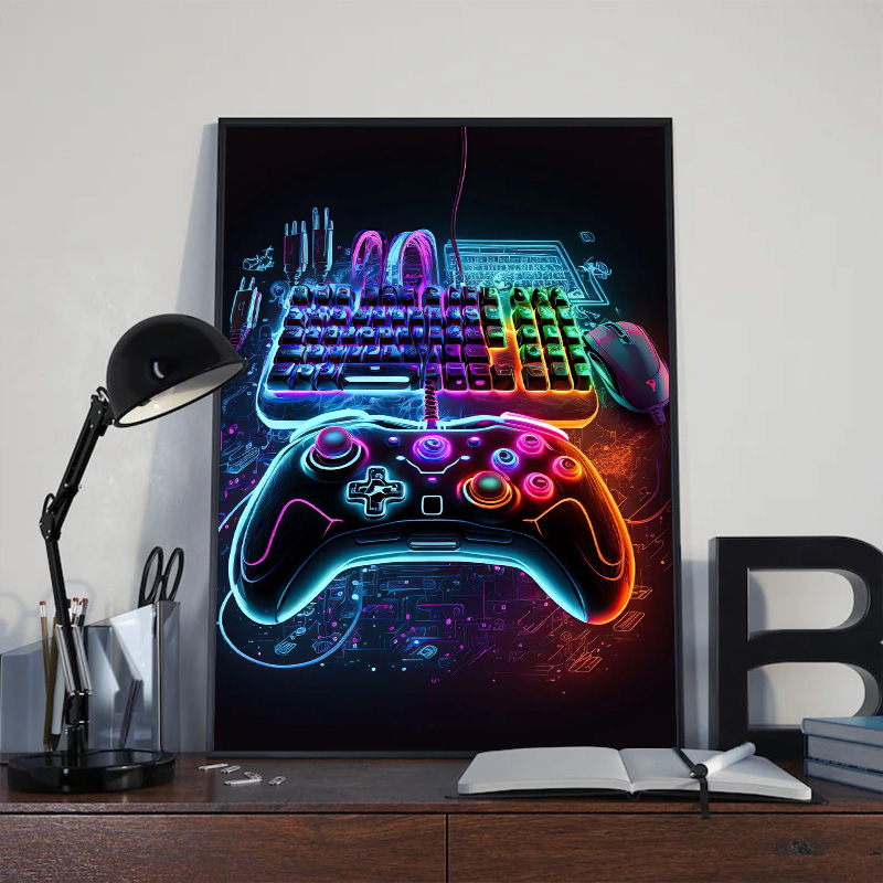 Neon Pop Serin Oyun duvar sana - Smart Home Poster incelemesi ve fiyatı