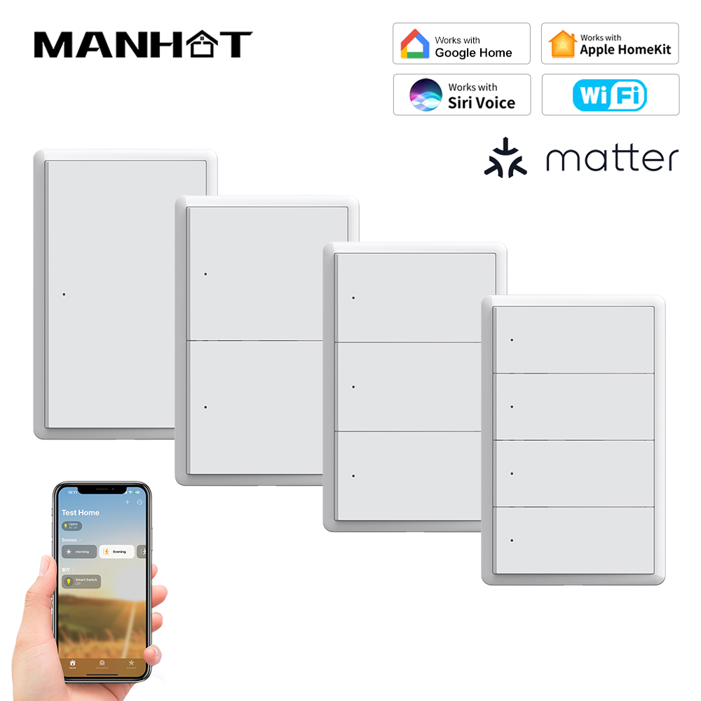 MANHOT Homekit WiFi Akıllı Ana - Smart Light Switch incelemesi ve fiyatı