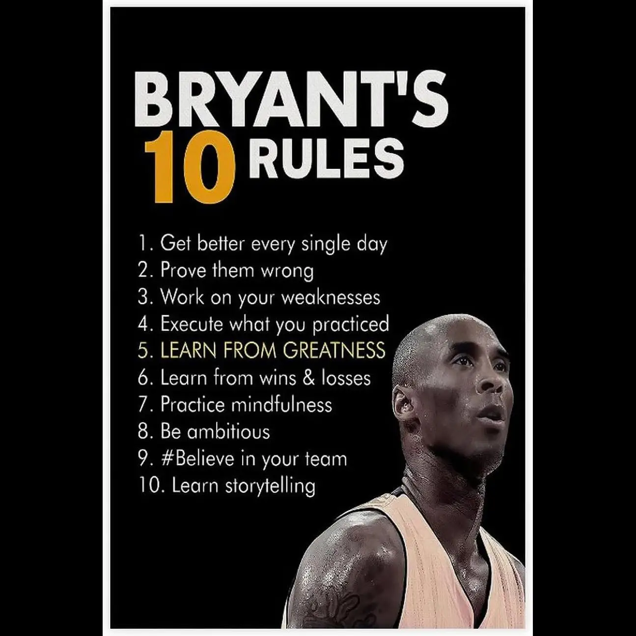 Kobe Bryants Kuralları Motivas - Smart Home Poster incelemesi ve fiyatı