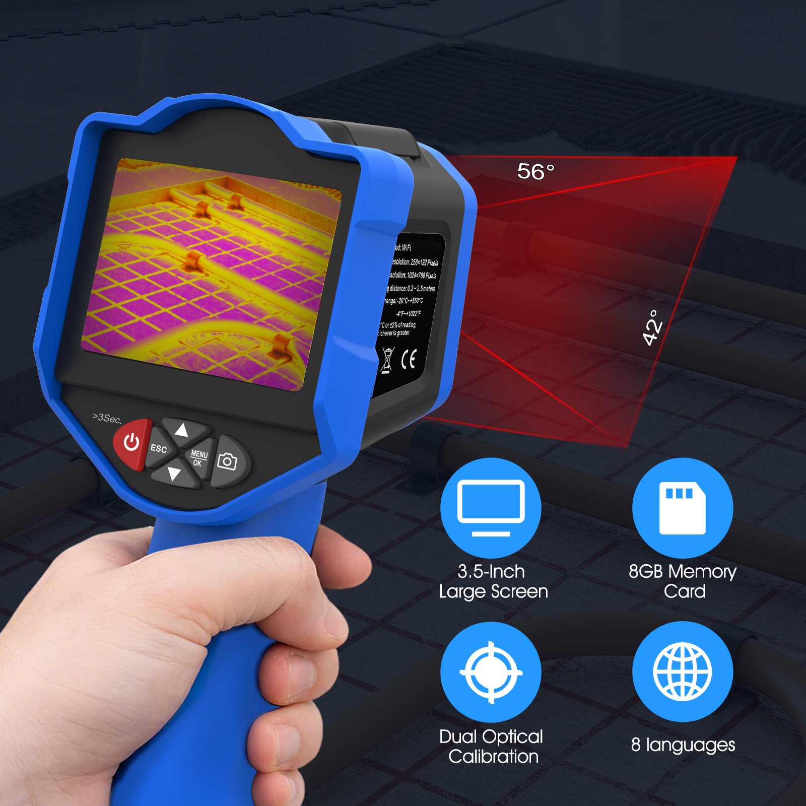 HoldPeak Termal Görüntüleme Ka - Smart Home Hvac incelemesi ve fiyatı